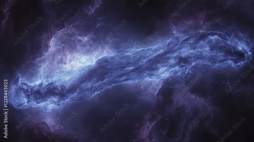 Celestial Nebula Cosmic Cloudscape Swirling Gaseous Formation Celestial Nebula Cosmic Cloudscape Swirling Gaseous Formation