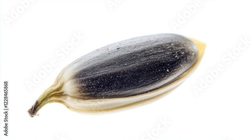 Wallpaper Mural Close-up of a single sunflower seed, showcasing its dark gray hull and creamy beige shell. Torontodigital.ca