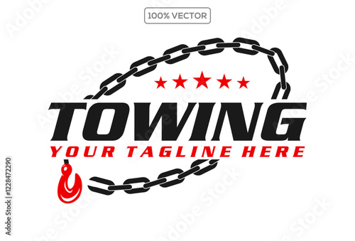 Towing car evacuation logo hook chain design winch truck