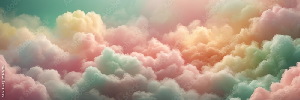 Pastel Cloudscape A Dreamlike Sky Scene Pastel Cloudscape A Dreamlike Sky Scene