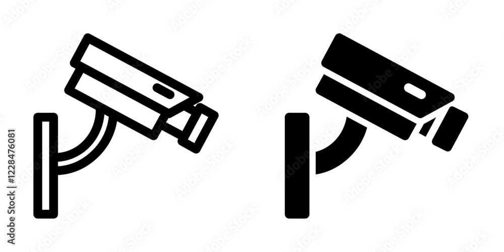 CCTV icon design template CCTV icon design template