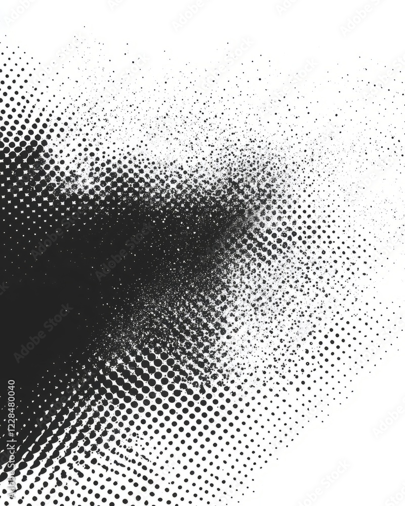 Modern art halftone vector texture with fine ink dots monochrome fog Modern art halftone vector texture with fine ink dots monochrome fog