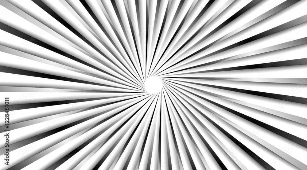 Obraz premium Floral shape abstract background | Sun shining ray modern vector background with shadow and line for multi usage | New minimal background with white, grey colour for banner, blog, decorative usage