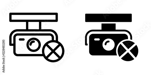 CCTV icon design template