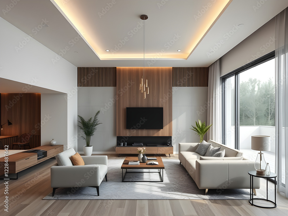 Fototapeta premium modern living room