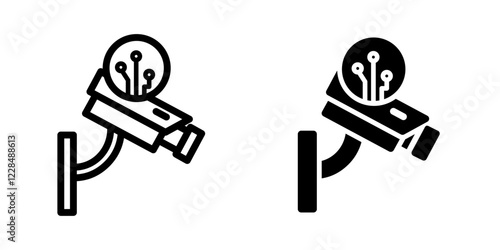 CCTV icon design template