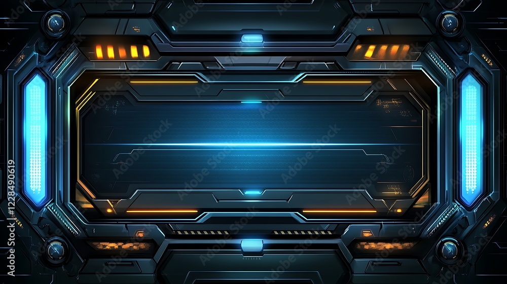 Futuristic Sci Fi Panel Interface Design Technology Futuristic Sci Fi Panel Interface Design Technology