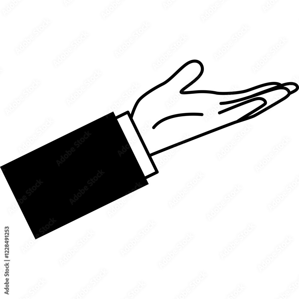 Hand Gesture Illustration Hand Gesture Illustration