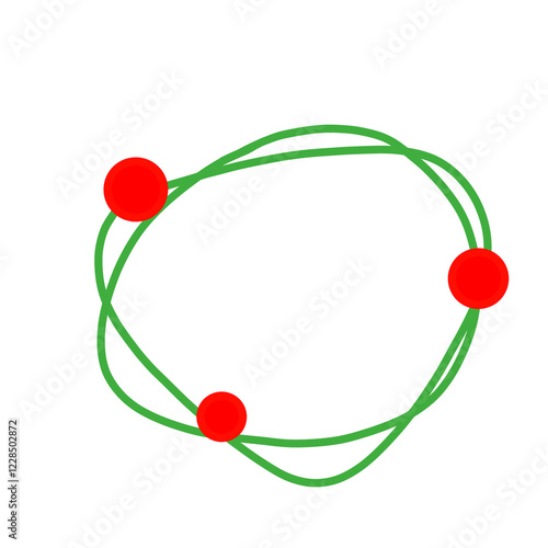 red and green molecule
