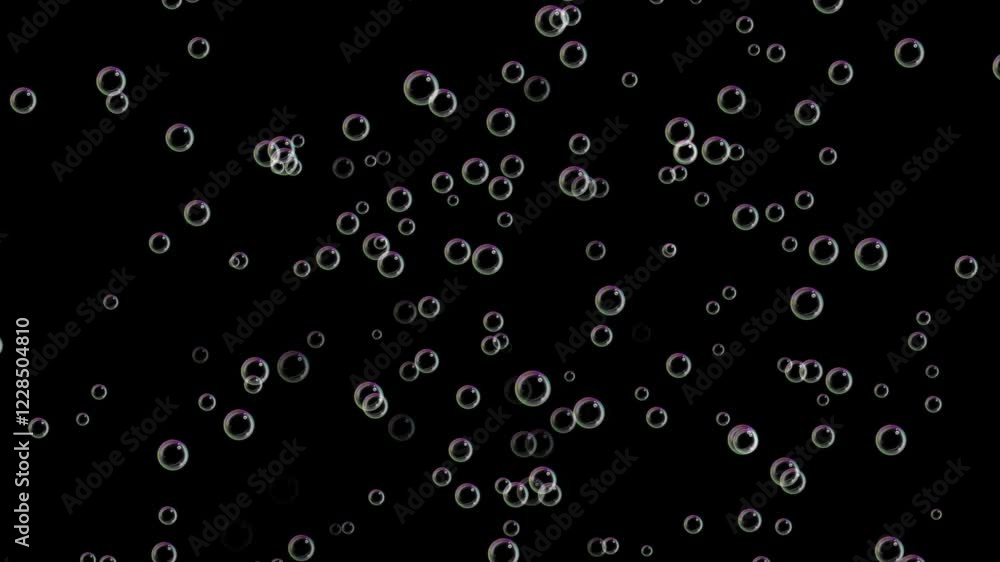 Bubble Surges on Black Background, Air bubbles rising from the bottom on a dark background.
A lot of colorful Soap Bubbles floating video. round shaped water bubble dark background. Bubble Surges on Black Background, Air bubbles rising from the bottom on a dark background.
A lot of colorful Soap Bubbles floating video. round shaped water bubble dark background.