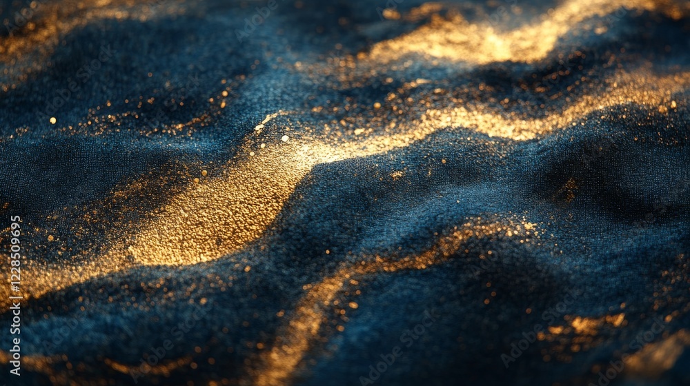 Obraz premium Abstract Gold And Blue Texture Background