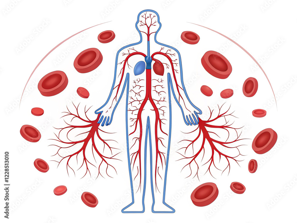 Obraz premium heart with flowers
