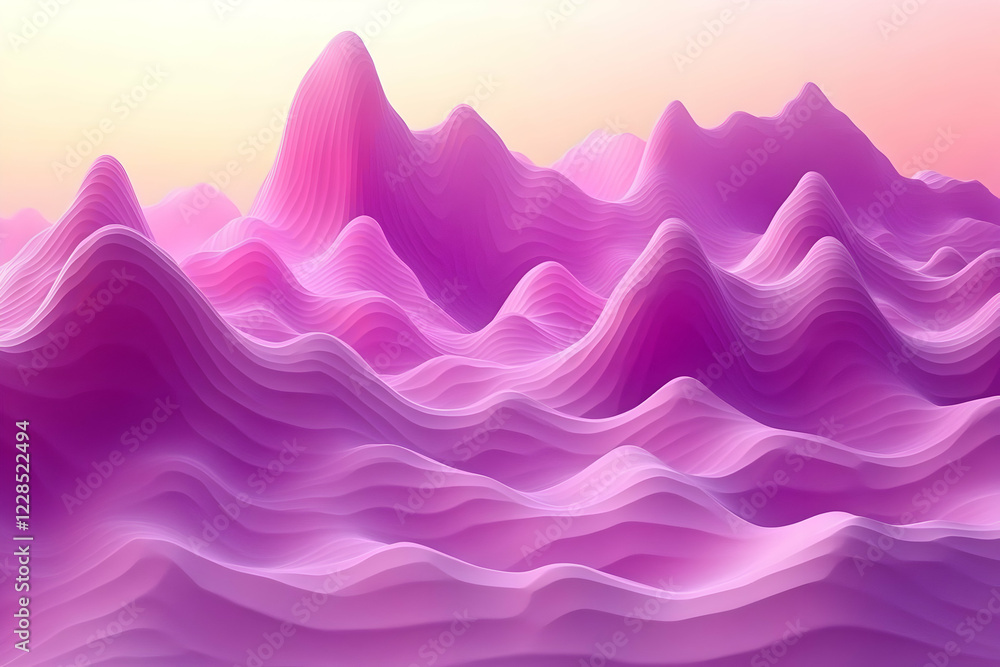 Pink abstract hills landscape; sunset background; website design Pink abstract hills landscape; sunset background; website design