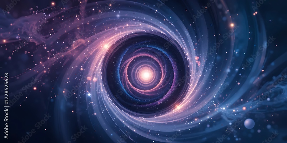 Cosmic Vortex Swirling Nebula Galactic Spiral Cosmic Vortex Swirling Nebula Galactic Spiral