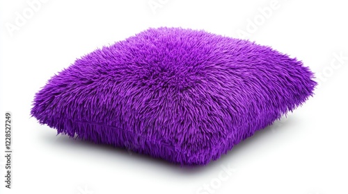 Soft Purple Fluffy Cushion for Cozy Home Decor and Comfort