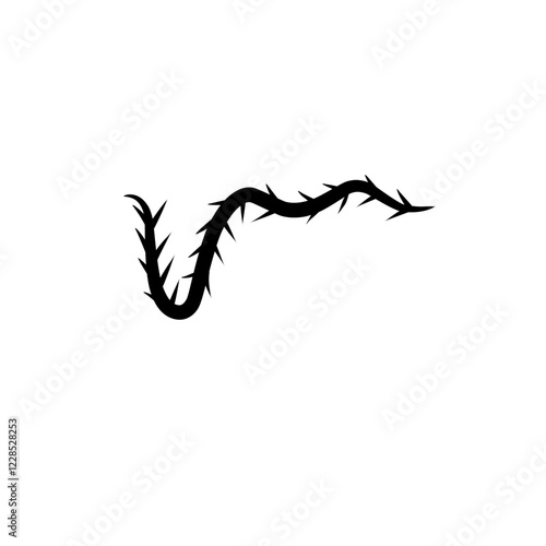 sharp vines silhouette icon