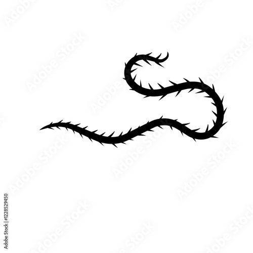 sharp vines silhouette icon