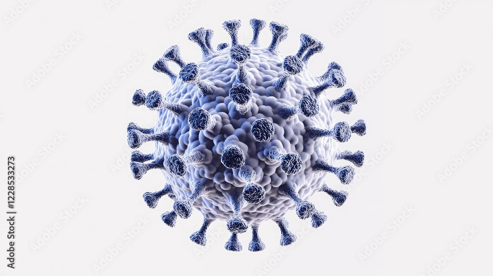 Close-Up View of a Virus Structure Under Microscope Imaging Close-Up View of a Virus Structure Under Microscope Imaging