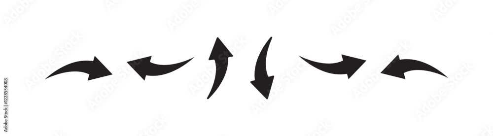 black arrows, Set of vector arrows, arrow indication statistic. Trade infographic. Profit arow Vector illustration black arrows, Set of vector arrows, arrow indication statistic. Trade infographic. Profit arow Vector illustration