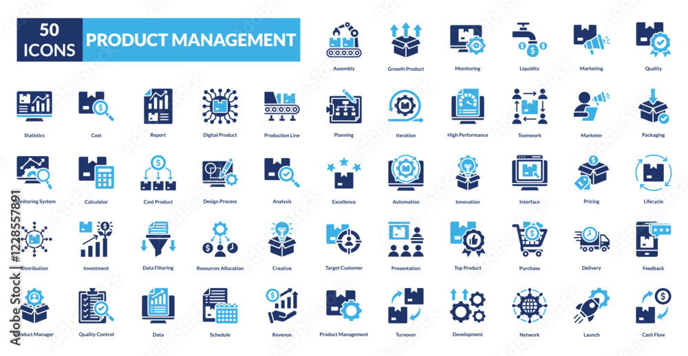 product management fill icon collection set. Includes produce, good, production, chemical, harvest, development, organization, leadership, employment, performance, boss, executive, achievement product management fill icon collection set. Includes produce, good, production, chemical, harvest, development, organization, leadership, employment, performance, boss, executive, achievement