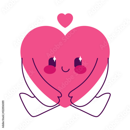 Heart in love Illustration