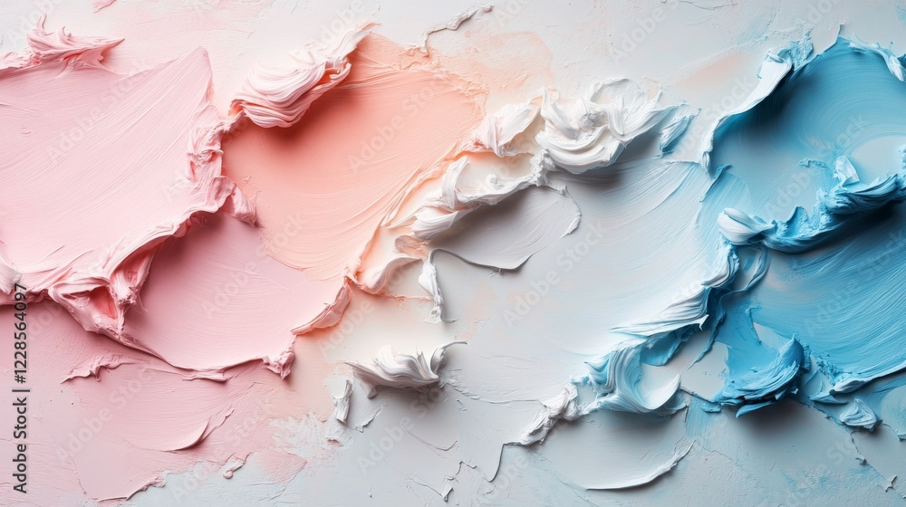 Abstract Pastel Paint Swirls Texture Artwork Abstract Pastel Paint Swirls Texture Artwork