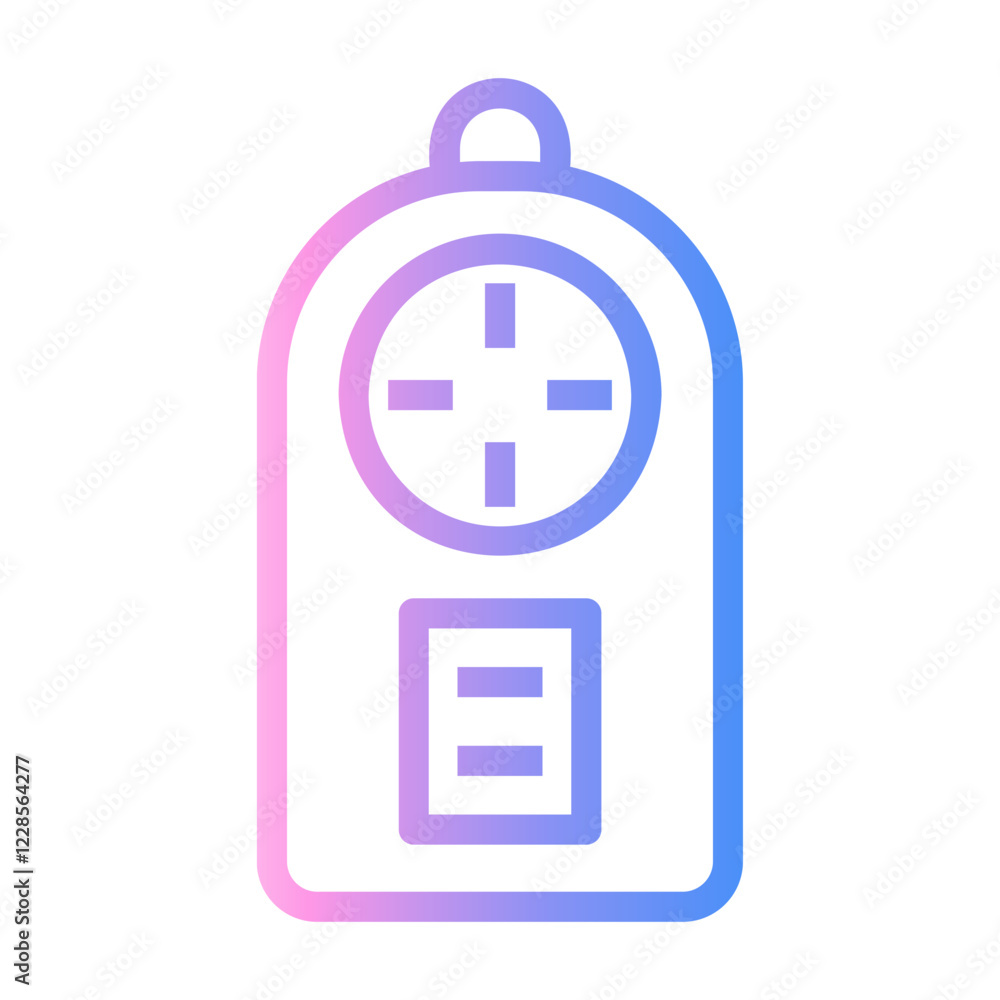 Obraz premium projector remote Line Gradient Icon