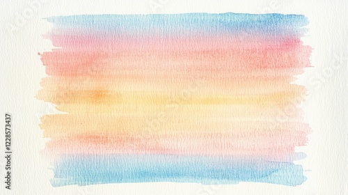 Soft Pastel Watercolor Background in Warm and Cool Tones