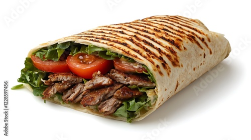 Grilled Chicken Wrap with Fresh Salad photo