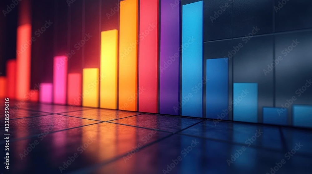 Election Forecast, Poll Results in Germany Presented as 3D Bar Chart Election Forecast, Poll Results in Germany Presented as 3D Bar Chart
