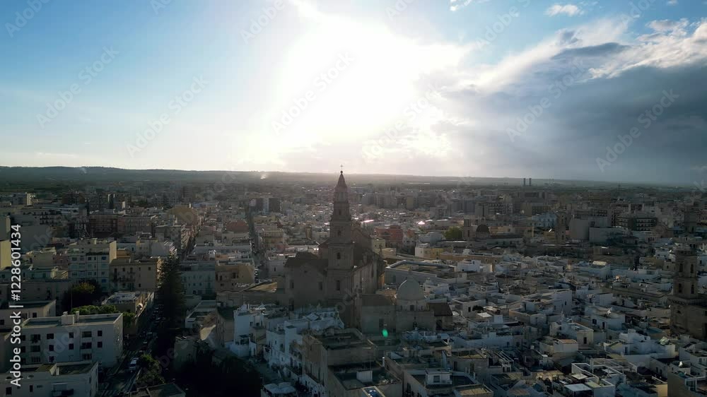 Basilica of the Madonna della Madia Overlooking Monopoli Basilica of the Madonna della Madia Overlooking Monopoli