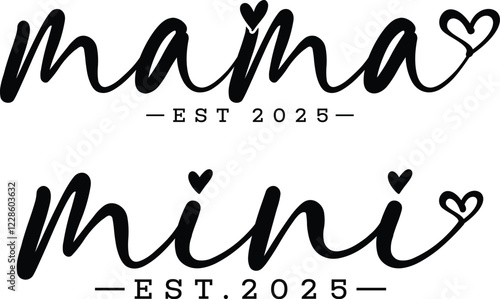 mama-mini est 2025 svg