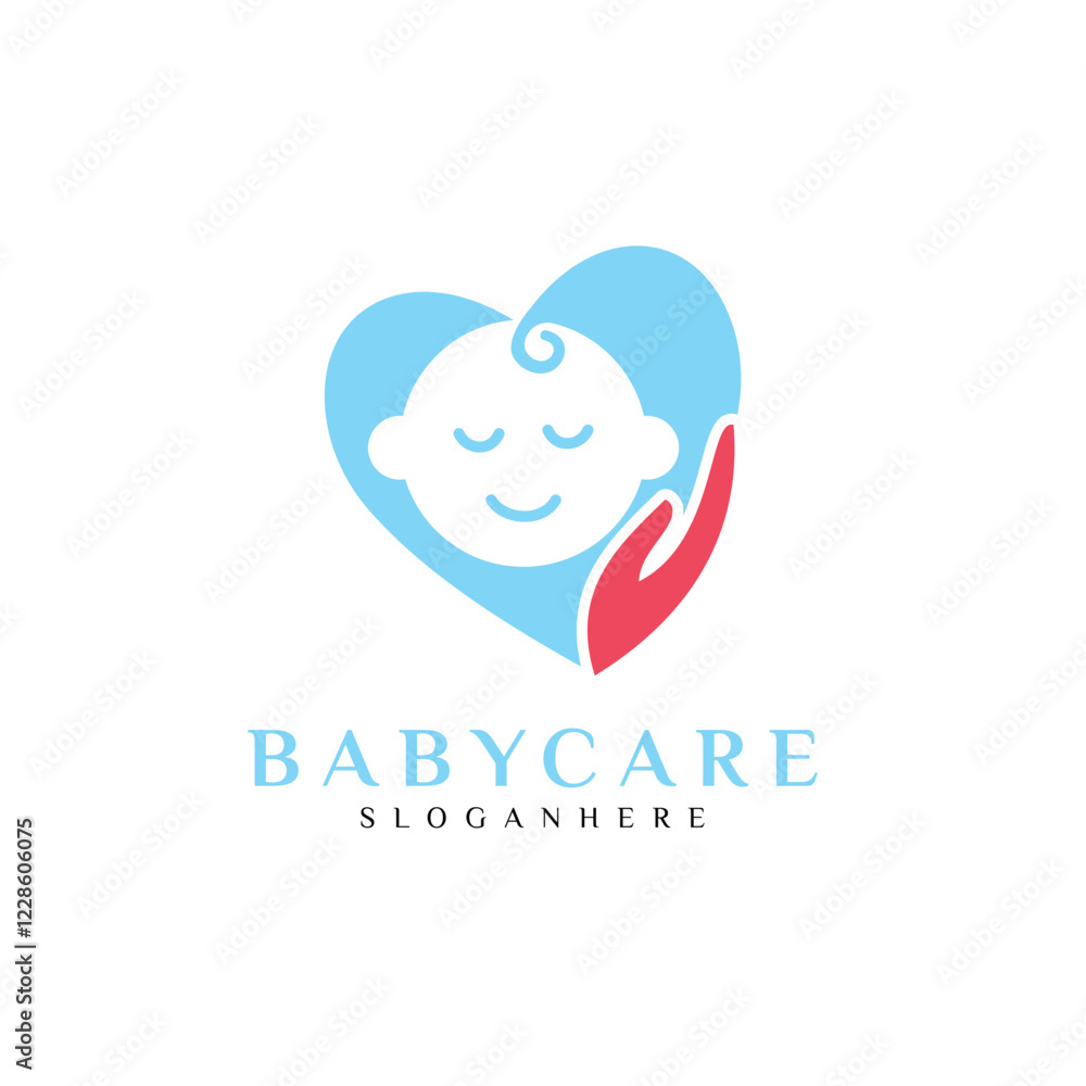 Newborn Baby Logo Template Design Vector Newborn Baby Logo Template Design Vector