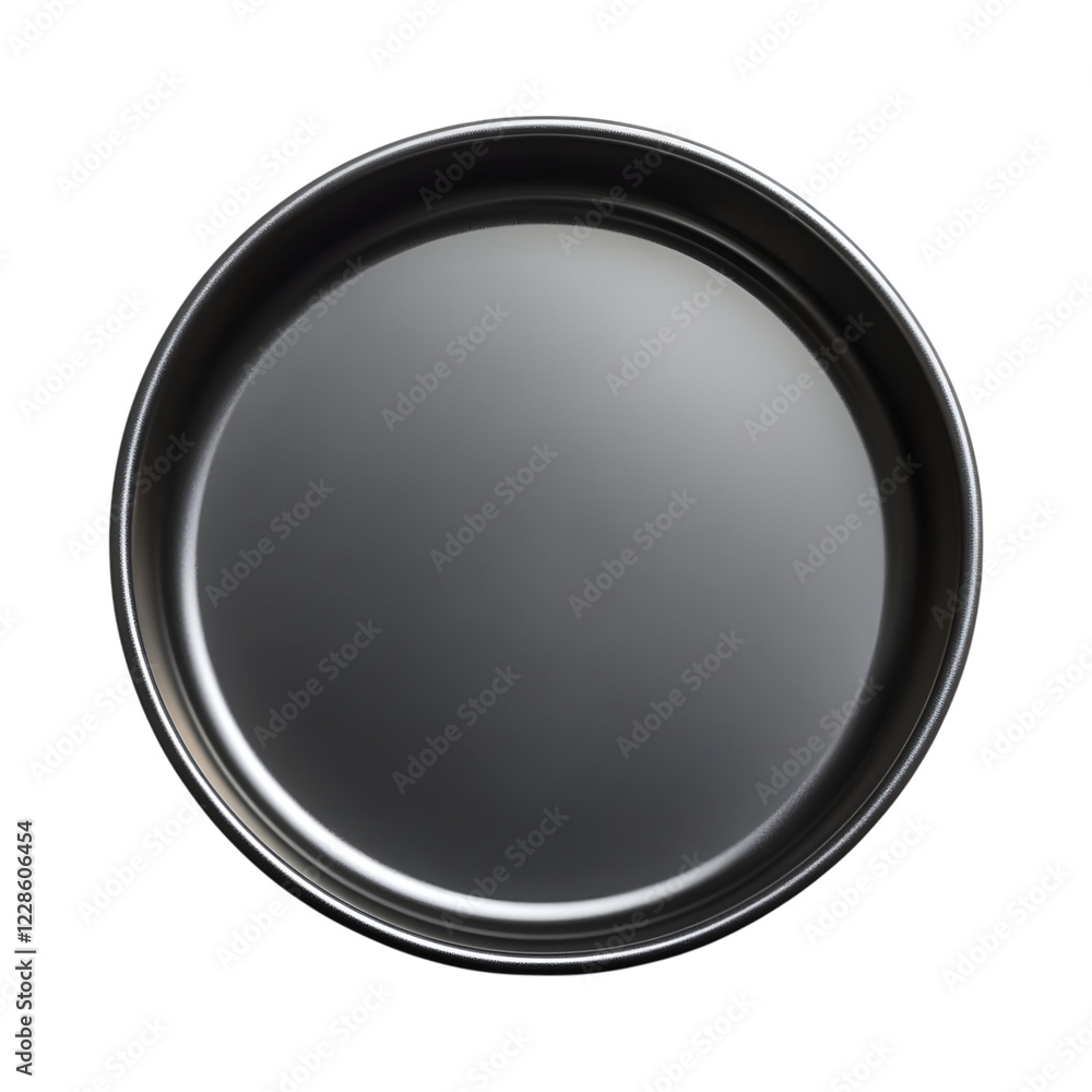 Modern Non-Stick Round Cake Pan Isolated on Transparent Background Modern Non-Stick Round Cake Pan Isolated on Transparent Background