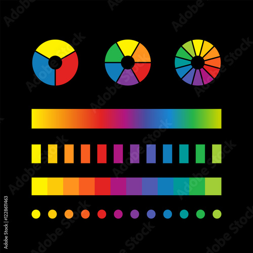 Colors, Spectrum, Wheels, Palette, Gradient