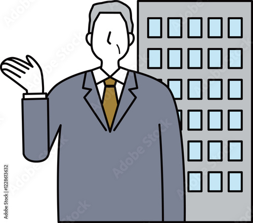 会社経営する男性