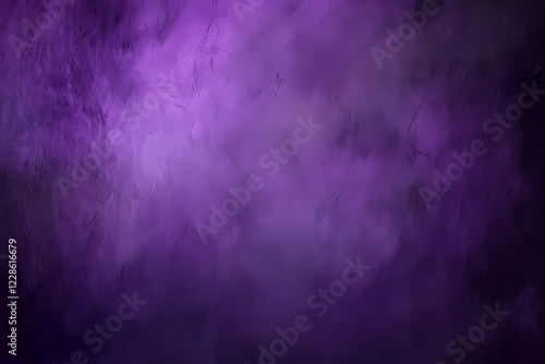 Vibrant purple abstract background with soft misty and textured artistic effect
