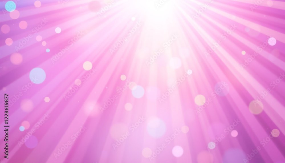 Obraz premium Radiant burst of glowing pink and white light