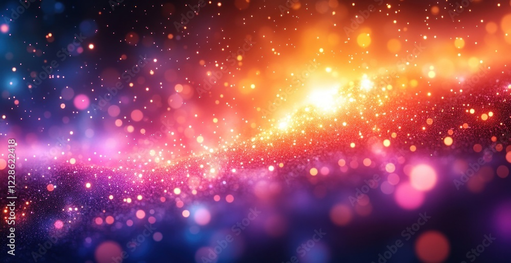 Abstract Celebration Lights for New Year and Christmas Festive Background Abstract Celebration Lights for New Year and Christmas Festive Background