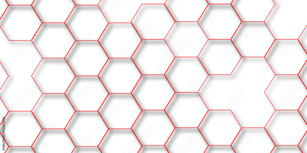 abstract geometric red texture background red hexagon 3D background texture. 3d rendering illustration. Clear pattern abstract background hexagon .Futuristic abstract banner. abstract geometric red texture background red hexagon 3D background texture. 3d rendering illustration. Clear pattern abstract background hexagon .Futuristic abstract banner.