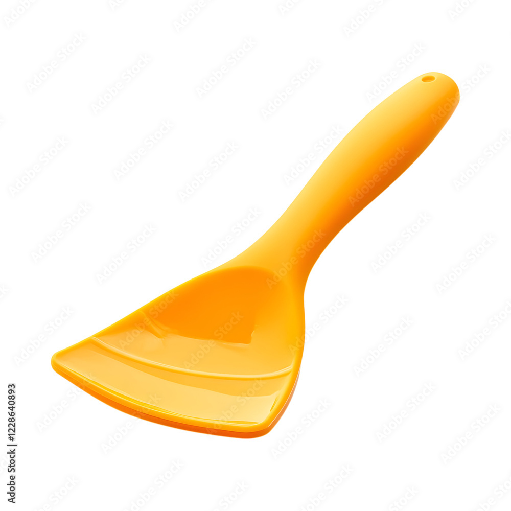 Stylish Silicone Dough Scraper with Smooth Edges Isolated on Transparent Background Stylish Silicone Dough Scraper with Smooth Edges Isolated on Transparent Background