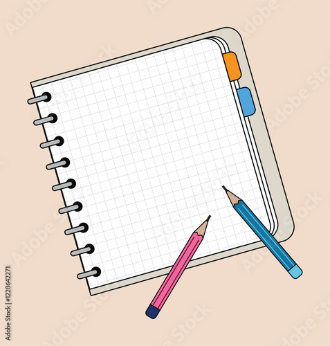 note with pencil