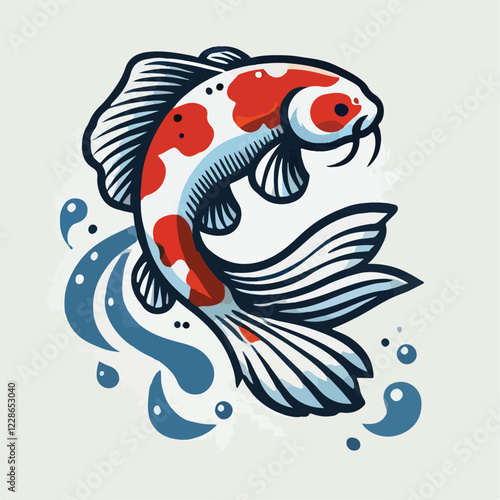 Beautiful koi fish
