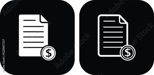 Bonds icon in flat set. stock market treasury bond vector for apps or website symbol. equity or corporate bonds sign chart isolated on transparent background