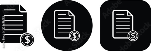 Bonds icon in flat set. stock market treasury bond vector for apps or website symbol. equity or corporate bonds sign chart isolated on transparent background