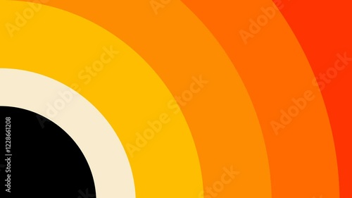 Dynamic Colorful Circle Transition Animation on Transparent Background V2