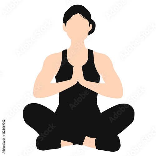Meditative Yoga Pose