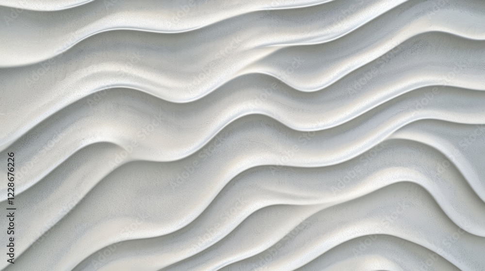 Obraz premium Serene Sunset Over Sand Dunes: Aerial View of Rippling Patterns in Golden Hour Light - Cinematic Landscape Photography
