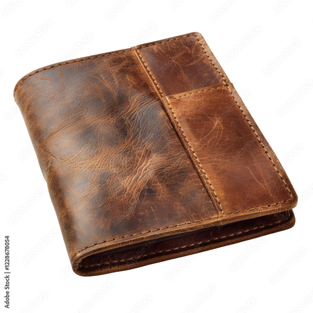 Elegance in Simplicity A Brown Leather Wallet Showcasing Timeless Craftsmanship and Style
