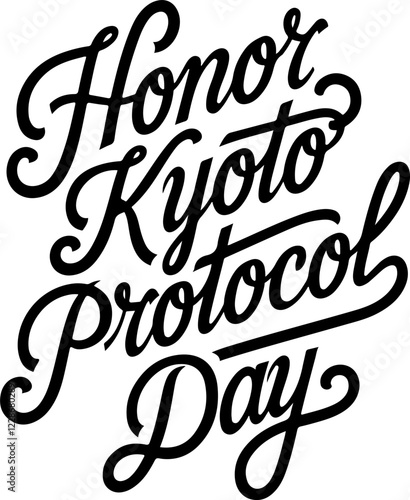 Honor Kyoto Protocol Day.